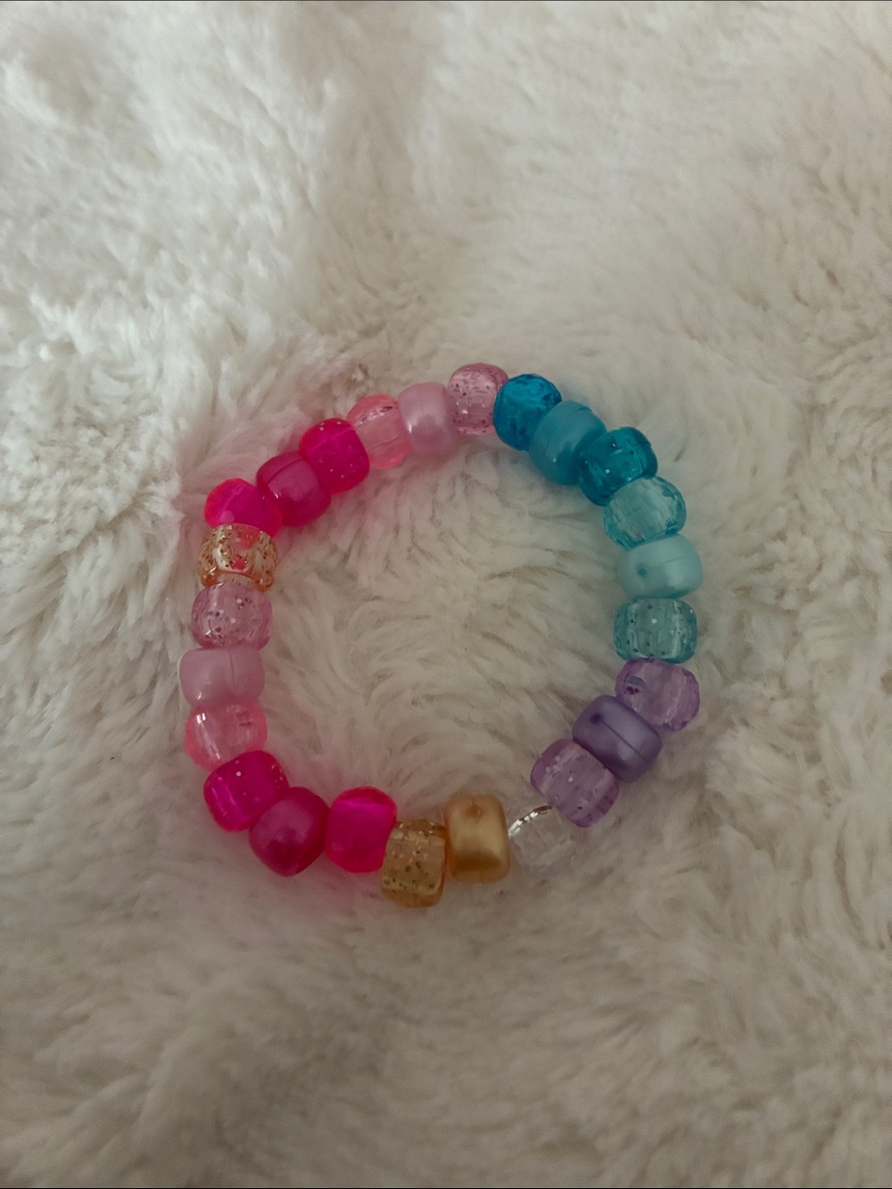 Set of 6 Handmade Beaded Bracelets - Picture 7 of 7